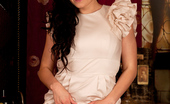 Anilos Sophia Delane 23113 Curly haired brunette milf reveals her huge tits for you