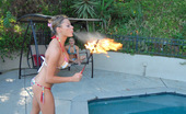 Reality Kings  32114 Come see horny lesbian babes play with a fire breather by the pool and get their pussies eaten out in these hot dildo fucking pics
