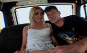  34325 Bang Bus Look these pics where this blonde chick recieves tons of cock, first she opens her leg and then she turns around to het it from behind.