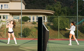 Penthouse Lana Lopez and Kristina Rose 36701 Lana Lopez gives Kristina Rose some erotic tips on her tennis backswing by going down on Rose's sexy backside and bottom on the court.
