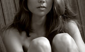 Met Art Nicole E Pasea by Clovis Nascimento 38230 Artistic photo-shoot with pretty brunette in black and white.
