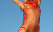 Met Art Vika T Suprema by Rustam Koblev 38310 Stunning blonde poses nude in a desert oasis.
