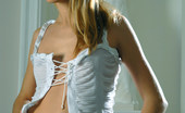Met Art Inna S Latice by Pasha 38564 Dirty blonde with amazing eyes in only a cotton halter top.

