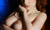 Met Art Ulya I Limina by Voronin 39174 Curly red hair give her a new twist to go with her ultra sexy silky white body.
