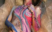 Met Art Natalia B Bodypaint Ii by Rigin 39185 Fashion shoot meets body paint meets nude expression.
