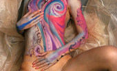 Met Art Natalia B Bodypaint Ii by Rigin 39185 Fashion shoot meets body paint meets nude expression.
