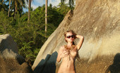 Met Art Sonya C Splashing by Voronin 39573 Sonya gets wet in the tropics, revealing her puffy nipples and natural creamy bush.
