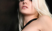 Met Art Vika T Futura by Rylsky 40343 Goth girl with long blonde hair is the queen of the night.

