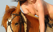 Met Art Felisia A Felisia by Goncharov 40353 Running down the beach on a stallion this natural naked girl gets all lathered up.
