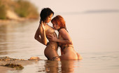 Met Art Liliya A & Nastiya A Water Dance by Goncharov 40710 Out in the water the dangerous hot models mingle in a wild mating dance.
