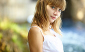Met Art Veda A Along by Dmitry Maslof 42482 Slim girl with light brown hair and a dark bush gets naked by the river.
