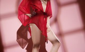 Met Art Tory D Tory by Leonardo 44469 Fiery red ensemble worn by a true hottie for her debut.
