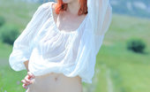 Met Art Violla A Curso by Matiss Surrounded by vast green grass, Violla's alluring beauty and charmingg allure stands out, with her pale smooth skin, fiery red hair, pink, perky boobs, and delectable labia.
