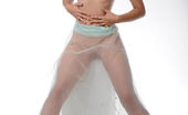 Met Art Rachel Blau Suwerte by Goncharov 46574 Rachel enjoys flaunting her fine luscious body with a white frilly shawl, especially her round, luscious breasts with puffy nipples, in a studio photo-shoot.
