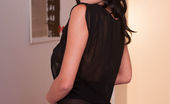 Met Art Branna A Vityea by Karl Sirmi 47353 Branna a looks chic and sexy in sheer black dress
