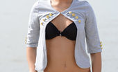 Met Art Nensi B Senari by Paromov 47380 Stunning Nensi B shows off her puffy nipples on the beach
