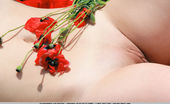 Met Art Alessandra A Leytte by Matiss 47428 Alessandra A shows off her magnificent body in a field of flowers 
