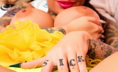 Christy Mack 53750 Christy Mack dresses up for Halloween and plays with herself