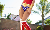  53985 Brunette Tori Black looks hot as Wonder Woman
