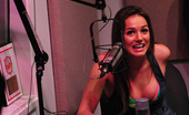  54001 Tori Black flashes her tits during a radio interview

