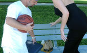  54800 MILF Hunter The hunter meets a blonde milf at the basketball court thens takes her home for sex
