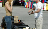 54855 MILF Hunter Blonde milf gets picked up at the flea market then taken home and banged
