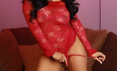 Kiara Mia Red Mesh 56215 Kiara Mia loves dressing up for you and making your cock hard so she can cum all over it
