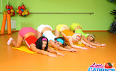 Little Caprice pic_sexpilates06 57561 4 18yo schoolgirls do pilates, get naked and play with cock
