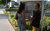 8th Street Latinas samantha 57919 Big tit amateur going comando shows her perfect ass
