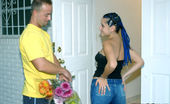 8th Street Latinas dasani 57972 Ghetto girl with cornrows gives up her pussy for cash
