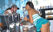 8th Street Latinas deven 58112 Super hot latina working behind the counter of a smoothie joint gets cum faced and fucked hard in these amazing pics
