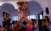  59021 Dancing Bear Blonde gets a facial in front of her friends!
