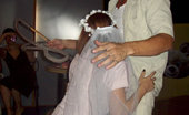  59049 Dancing Bear Stripper busts a load of cum on bride to be
