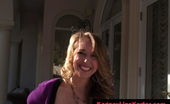  59191 Kagney Linn Karter being chatted on a shy day
