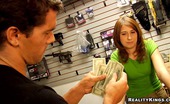 Money Talks aza 59666 Hot teen asa gets her tight box fucked behind the paint ball shop counter in these hot cum faced and hard fuck teen porn pics
