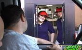 Money Talks  59828 These 2 drive thru cuties take a 100 to flash and another 300 to fuck some customers in tehse hot pics
