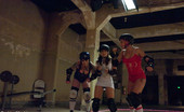  62265 Fucking Machines Princess Donna leads a group of babes into roller derby lesbian fuckfest - fisting, anal pounding, machines, squirting & huge dicks & domination
