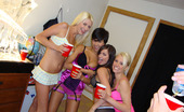 Dare Dorm stef 62428 Check out this hot fucking college group sex with 5 super hot mini skirt babes getting fucked agasint an ice sculpture amazing
