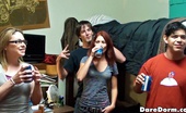 Dare Dorm nicole 62489 Watch these horny college babes get drunk off a home made beer bong then fucked hard in these hot pics
