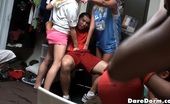 Dare Dorm ali Pretty college babes get nailed hard after a game of dodge ball in the dorm hallways hot fuck pics
