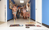 Dare Dorm deneice 62598 Hot college babes play ride the cowboy in this real college sex party hot hot
