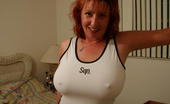 Big Naturals sarah 62966 Older babe with a huge rack which is still perky
