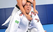Big Naturals  63272 Amaing big titty babe cali get nailed on the gym floor by her kung fu instructor
