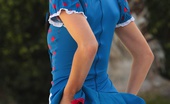  64119 A little cosplay Catie Minx style as Catie does a turn as Raggedy Ann with see through panties
