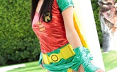  64122 Girl Wonder Catie Minx kicking ass and taking names,  it's cosplay time!

