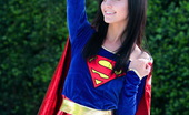  64181 Mild mannered nerd Catie Minx reveals her super naughty powers as Supergirl
