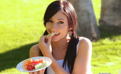 64182 A summertime display of Catie Minx's sweet and juicy summer fruit
