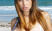 Shay Laren Down At The Beach 64533 Shay showing off her amazing body
