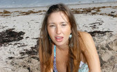 Shay Laren Down At The Beach 64533 Shay showing off her amazing body

