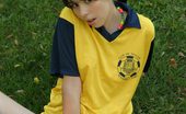  66513 Amateur teen playing soccer!
